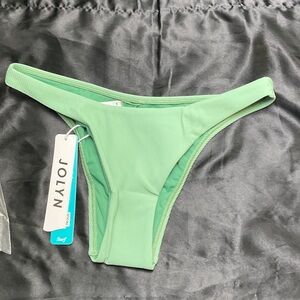 Jolyn Clothing Keila Ribbed Bikini Bottom - Cloverrib